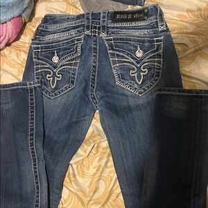 Rock Revival Women's Dark Blue Boot Cut Jeans